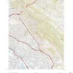 United States Geological Survey Oakland East, CA (2021, 24000-Scale) digital map