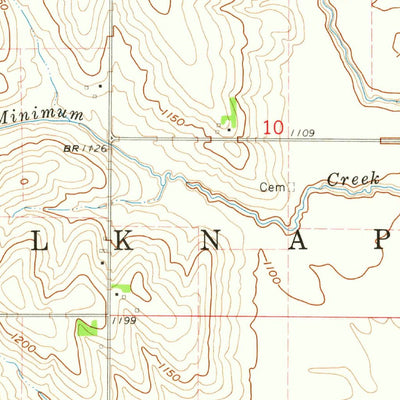 United States Geological Survey Oakland, IA (1963, 24000-Scale) digital map
