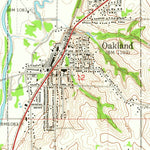 United States Geological Survey Oakland, IA (1963, 24000-Scale) digital map
