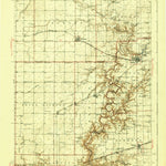 United States Geological Survey Oakland, IL (1942, 62500-Scale) digital map