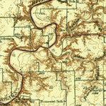 United States Geological Survey Oakland, IL (1942, 62500-Scale) digital map
