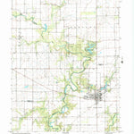 United States Geological Survey Oakland, IL (1998, 24000-Scale) digital map