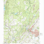 United States Geological Survey Oakland, MD-WV (1997, 24000-Scale) digital map