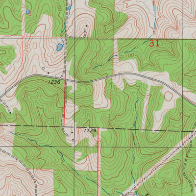 United States Geological Survey Oakland, MO (1979, 24000-Scale) digital map