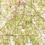 United States Geological Survey Oakland, MS (1954, 62500-Scale) digital map