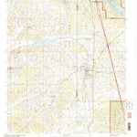 United States Geological Survey Oakland, MS (2000, 24000-Scale) digital map