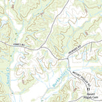 United States Geological Survey Oakland, MS (2021, 24000-Scale) digital map