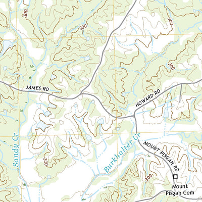 United States Geological Survey Oakland, MS (2021, 24000-Scale) digital map