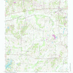 United States Geological Survey Oakland, TN (1965, 24000-Scale) digital map