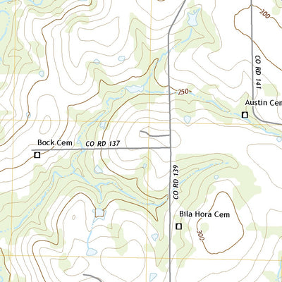 United States Geological Survey Oakland, TX (2022, 24000-Scale) digital map