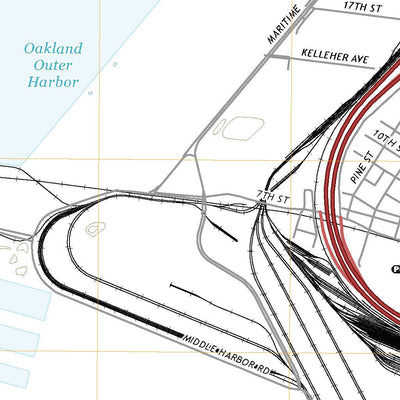 United States Geological Survey Oakland West, CA (2021, 24000-Scale) digital map