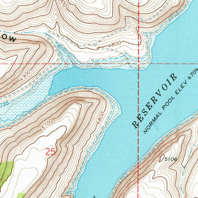 United States Geological Survey Oakley, ID (1968, 24000-Scale) digital map