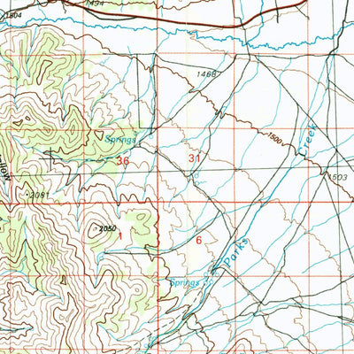 United States Geological Survey Oakley, ID (1993, 100000-Scale) digital map