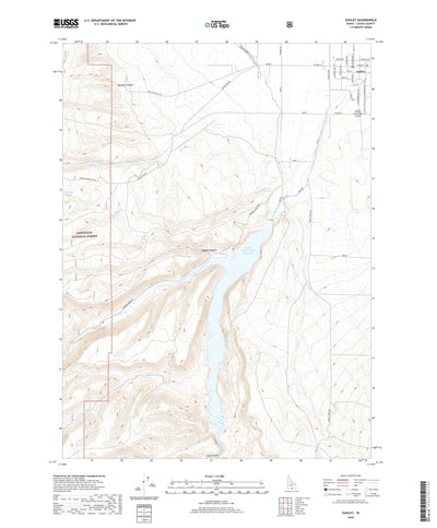 United States Geological Survey Oakley, ID (2020, 24000-Scale) digital map