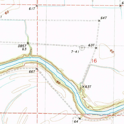 United States Geological Survey Oakley, LA (1983, 24000-Scale) digital map