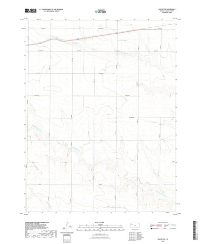 United States Geological Survey Oakley SW, KS (2022, 24000-Scale) digital map