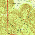 United States Geological Survey Oakman, AL (1951, 24000-Scale) digital map
