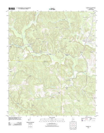 United States Geological Survey Oakman, AL (2011, 24000-Scale) digital map