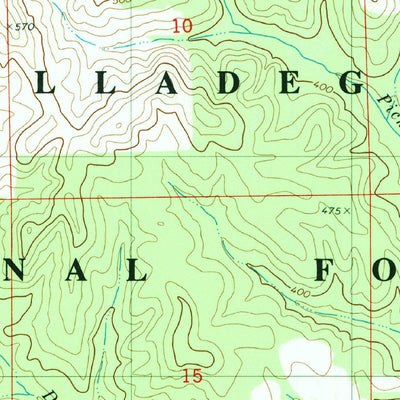 United States Geological Survey Oakmulgee, AL (1980, 24000-Scale) digital map