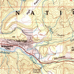 United States Geological Survey Oakridge, OR (1983, 100000-Scale) digital map