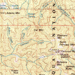 United States Geological Survey Oakridge, OR (1983, 100000-Scale) digital map