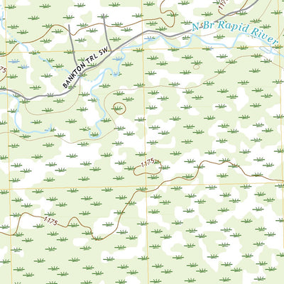 United States Geological Survey Oaks Corner NE, MN (2022, 24000-Scale) digital map