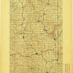 United States Geological Survey Oaksdale, WA-ID (1905, 125000-Scale) digital map