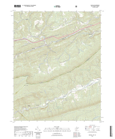 United States Geological Survey Oakvale, WV (2023, 24000-Scale) digital map