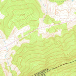 United States Geological Survey Oakvale, WV-VA (1965, 24000-Scale) digital map