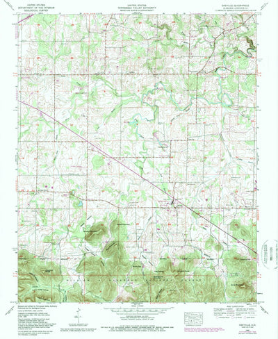 United States Geological Survey Oakville, AL (1960, 24000-Scale) digital map