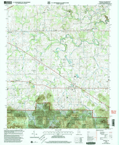 United States Geological Survey Oakville, AL (2000, 24000-Scale) digital map