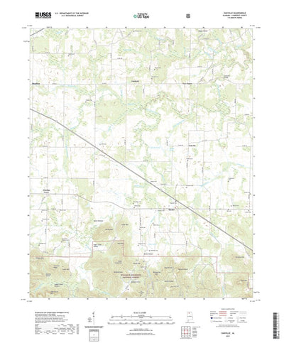 United States Geological Survey Oakville, AL (2021, 24000-Scale) digital map