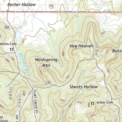 United States Geological Survey Oakville, AL (2021, 24000-Scale) digital map