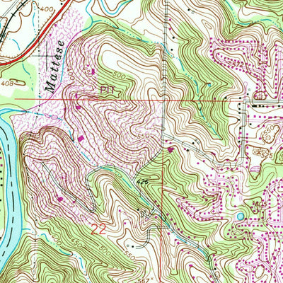 United States Geological Survey Oakville, MO-IL (1954, 24000-Scale) digital map