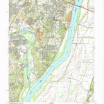 United States Geological Survey Oakville, MO-IL (1991, 24000-Scale) digital map