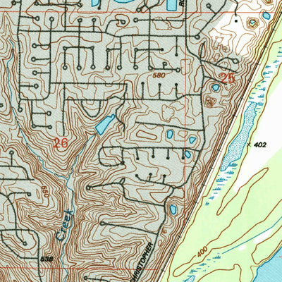 United States Geological Survey Oakville, MO-IL (1993, 24000-Scale) digital map