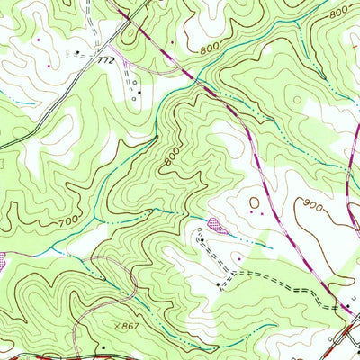 United States Geological Survey Oakway, SC-GA (1963, 24000-Scale) digital map