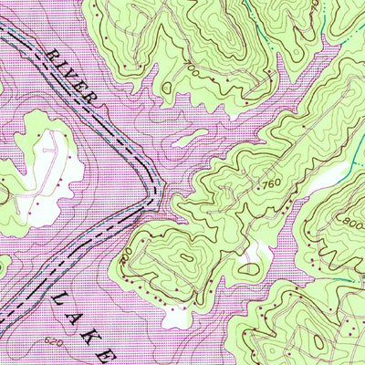 United States Geological Survey Oakway, SC-GA (1963, 24000-Scale) digital map