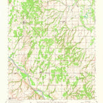 United States Geological Survey Oakwood, OK (1964, 62500-Scale) digital map