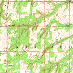 United States Geological Survey Oakwood, OK (1964, 62500-Scale) digital map