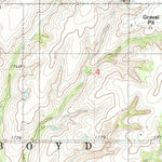 United States Geological Survey Oakwood, OK (1985, 24000-Scale) digital map