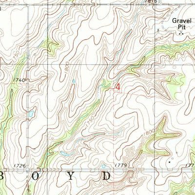 United States Geological Survey Oakwood, OK (1985, 24000-Scale) digital map