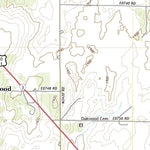 United States Geological Survey Oakwood, OK (2022, 24000-Scale) digital map
