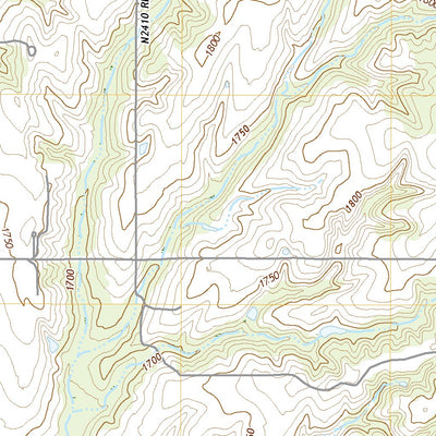 United States Geological Survey Oakwood, OK (2022, 24000-Scale) digital map