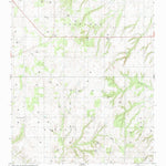 United States Geological Survey Oakwood SE, OK (1985, 24000-Scale) digital map