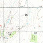 United States Geological Survey Oakwood SE, OK (1985, 24000-Scale) digital map
