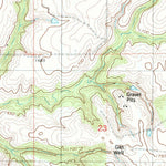 United States Geological Survey Oakwood SE, OK (1985, 24000-Scale) digital map
