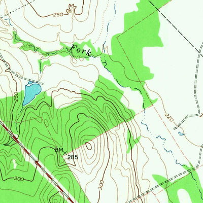 United States Geological Survey Oakwood, TX (1964, 24000-Scale) digital map