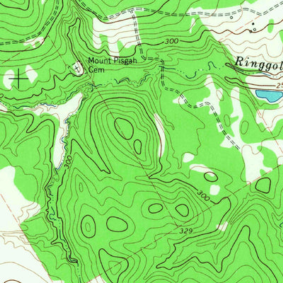 United States Geological Survey Oakwood, TX (1964, 24000-Scale) digital map