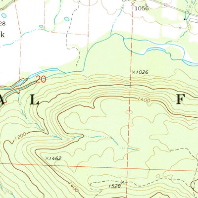 United States Geological Survey Oark, AR (1973, 24000-Scale) digital map